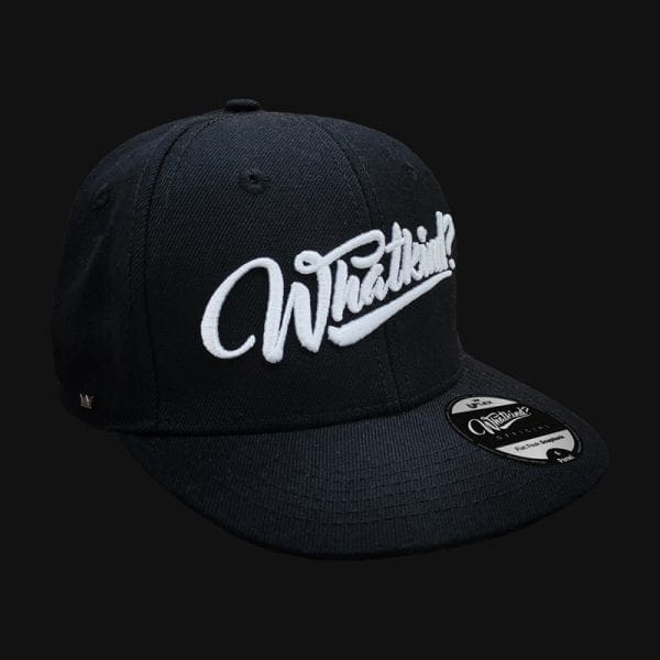 Whatkind Kids Adults Black Cap